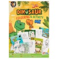 Fargeleggings og aktivitetsbok- Dino