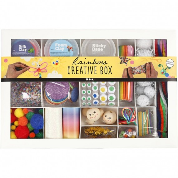 Kreativ kasse - Regnbue